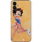 Betty Boop With Puppy Orange Background Galaxy A54 5G Skin