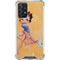 Betty Boop With Puppy Orange Background Galaxy A72 5G Clear Case