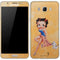 Betty Boop With Puppy Orange Background Galaxy J7 Skin