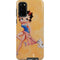 Betty Boop With Puppy Orange Background Galaxy S20 Pro Case