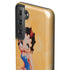 Betty Boop With Puppy Orange Background Galaxy S21 FE Pro Case