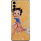Betty Boop With Puppy Orange Background Galaxy S21 Plus 5G Skin