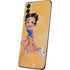 Betty Boop With Puppy Orange Background Galaxy S21 Plus 5G Skin