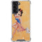 Betty Boop With Puppy Orange Background Galaxy S22 Clear Case