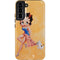 Betty Boop With Puppy Orange Background Galaxy S22 Plus Pro Case