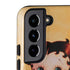 Betty Boop With Puppy Orange Background Galaxy S22 Pro Case