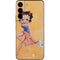 Betty Boop With Puppy Orange Background Galaxy S22 Skin