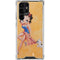 Betty Boop With Puppy Orange Background Galaxy S22 Ultra Clear Case