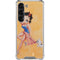 Betty Boop With Puppy Orange Background Galaxy S23 Clear Case