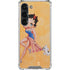 Betty Boop With Puppy Orange Background Galaxy S23 Clear Case