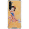 Betty Boop With Puppy Orange Background Galaxy S23 Plus Clear Case