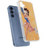 Betty Boop With Puppy Orange Background Galaxy S24 Clear Case