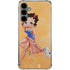 Betty Boop With Puppy Orange Background Galaxy S24 Plus Clear Case