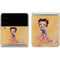 Betty Boop With Puppy Orange Background Galaxy Z Flip3 5G Skin