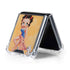 Betty Boop With Puppy Orange Background Galaxy Z Flip5 5G Clear Case