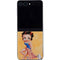 Betty Boop With Puppy Orange Background Galaxy Z Flip5 5G Skin