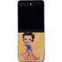 Betty Boop With Puppy Orange Background Galaxy Z Flip5 5G Skin