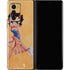 Betty Boop With Puppy Orange Background Galaxy Z Fold2 5G Skin