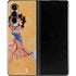 Betty Boop With Puppy Orange Background Galaxy Z Fold3 5G Skin