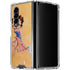 Betty Boop With Puppy Orange Background Galaxy Z Fold4 5G Clear Case