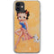 Betty Boop With Puppy Orange Background iPhone 11 Clear Case