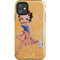 Betty Boop With Puppy Orange Background iPhone 11 Impact Case