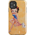 Betty Boop With Puppy Orange Background iPhone 11 Impact Case