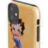 Betty Boop With Puppy Orange Background iPhone 11 Impact Case