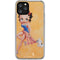 Betty Boop With Puppy Orange Background iPhone 11 Pro Clear Case