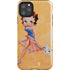 Betty Boop With Puppy Orange Background iPhone 11 Pro Max Impact Case