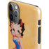Betty Boop With Puppy Orange Background iPhone 11 Pro Max Lite Case