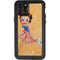 Betty Boop With Puppy Orange Background iPhone 11 Pro Max Waterproof Case