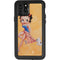 Betty Boop With Puppy Orange Background iPhone 11 Pro Waterproof Case