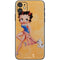 Betty Boop With Puppy Orange Background iPhone 11 Skin