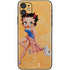 Betty Boop With Puppy Orange Background iPhone 11 Skin