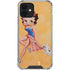 Betty Boop With Puppy Orange Background iPhone 12 Clear Case