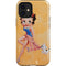 Betty Boop With Puppy Orange Background iPhone 12 Mini Impact Case