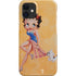 Betty Boop With Puppy Orange Background iPhone 12 Mini Lite Case
