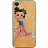 Betty Boop With Puppy Orange Background iPhone 12 Mini Skin