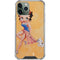 Betty Boop With Puppy Orange Background iPhone 12 Pro Clear Case