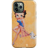 Betty Boop With Puppy Orange Background iPhone 12 Pro Max Impact Case