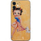 Betty Boop With Puppy Orange Background iPhone 12 Skin