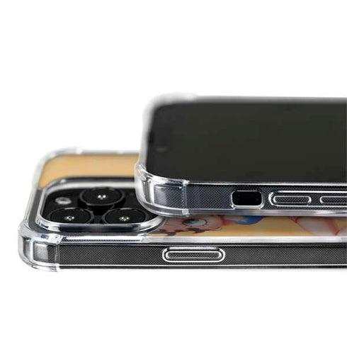 Betty Boop With Puppy Orange Background iPhone 13 Pro MagSafe Case