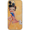Betty Boop With Puppy Orange Background iPhone 13 Pro Max Skin