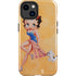 Betty Boop With Puppy Orange Background iPhone 14 Plus Impact Case