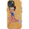 Betty Boop With Puppy Orange Background iPhone 14 Impact Case