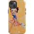 Betty Boop With Puppy Orange Background iPhone 14 Impact Case