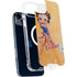 Betty Boop With Puppy Orange Background iPhone 14 Plus MagSafe Case