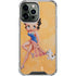 Betty Boop With Puppy Orange Background iPhone 14 Pro Max Clear Case