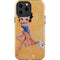 Betty Boop With Puppy Orange Background iPhone 15 Pro Max Impact Case